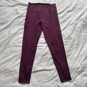 NWOT - Girlfriend Collective Compressive High-Rise Legging - Plum - XL